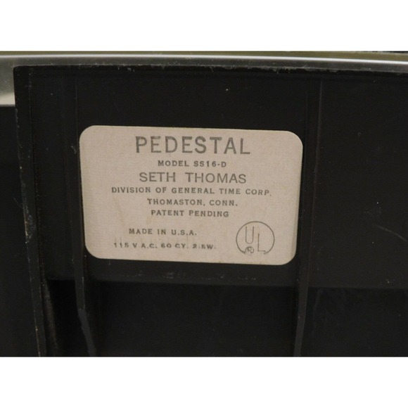 VINTAGE SETH THOMAS ELECTRIC ALARM CLOCK MADE IN THE USA WORKING CONDITION - Picture 5 of 7